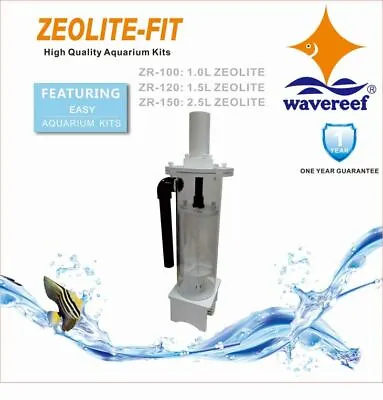 Wavereef ZR-100 Media Reactor Carbon Zeo Mix Zeolite GFO Marine Reef Fish Tank • $194.99