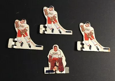 4 Vintage Munro Metal Table Top Hockey Players - Detroit Red Wings • $12