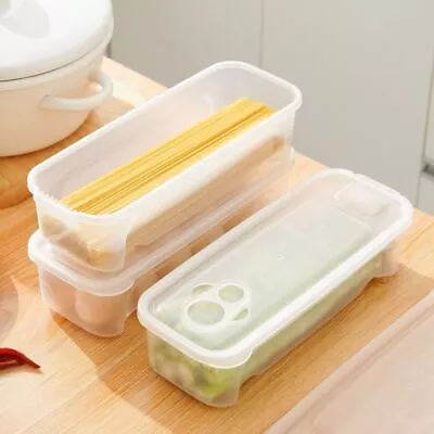 Transparent Microwave Pasta Cooker Plastic Noodle Cooking Box  Home • £7.21