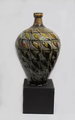 Joe Christensen Monumental Studio Pottery Vase 3 1/2 Feet Tall 95 Lbs • $1795