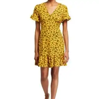 Michael Michael Kors NEW W/Tag Jasmine Women's Size 10 Yellow Black Dress • $29.95