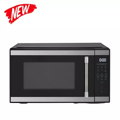 1.1 Cu Ft Countertop Microwave Oven Stainless Steel LED Display Modern Kitchen • $79.80