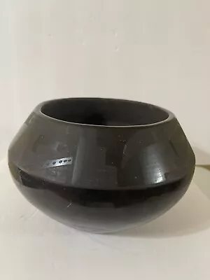 Maria Martinez Large Black Ceramic Bowl Signed • $2499.99