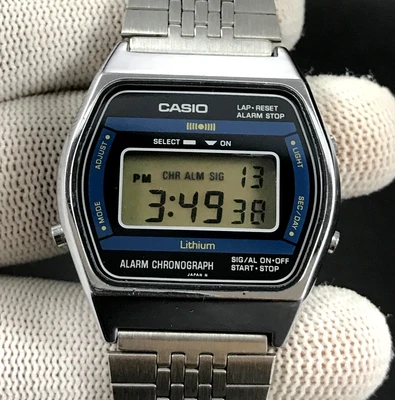 £150 • Buy NOS Vintage Casio A852 Digital Chrono-Alarm  1981  Japan Made Men Watch Mod. 108