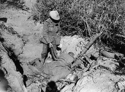 Into This Machine Gun Nest Meteren Came A Hail British Lead Th- 1918 Old Photo • £5.58