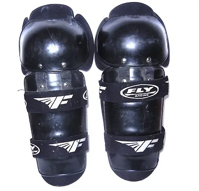 Motorcycle Knee Shin Guards Fly Racing  - Adult 15'  L - 1  1/2  Velcro Straps • $12.99