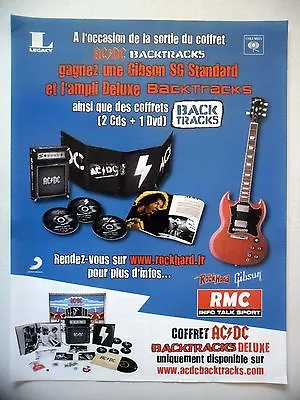 ADVERTISING: AC/DC - GIBSON 2009 Backtracks • £3.08