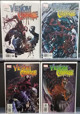 Venom Vs Carnage #1 2 3 4 Marvel 2004 1st Pat Mulligan Toxin Crain & Milligan! • $79.99