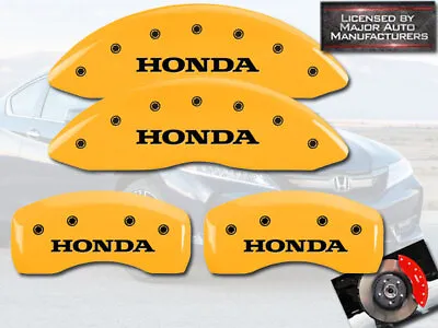 2003-2008  Honda  Pilot Front + Rear Yellow MGP Brake Disc Caliper Covers 4pc  • $274.55