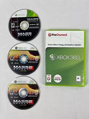 Mass Effect Trilogy 1 2 3 Xbox 360 Game Lot 5 Discs • $14.97