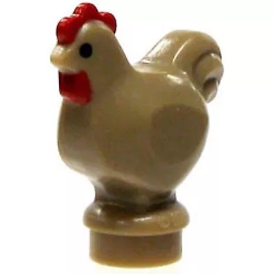$1.39 • Buy LEGO® City Minifigure 1 Brown / Tan Chicken Farm Animals