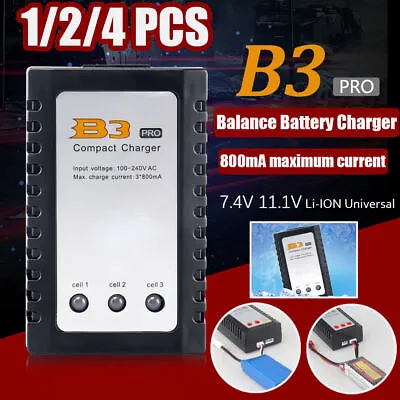 B3 LIPO Battery Charger 7.4v 11.1v 2s 3s Cells For RC LiPo US Plug Durable 1-4pc • $10.99
