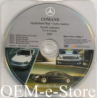 2005 2006 2007 2008 Mercedes SL600 SL500 SL65 SL55 Navigation DVD Map U.S Canada • $115