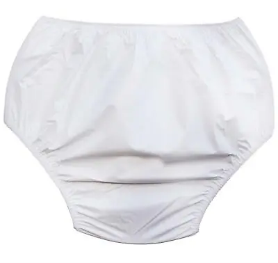 £9.99 • Buy Ladies Nylon Plain Waterproof Incontinence Briefs Pants Knickers