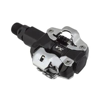 Vp Components VX1001 MTB Pedals SPD 9/16  Chromoly Spindle Alloy Body Blk/Silver • $47.74