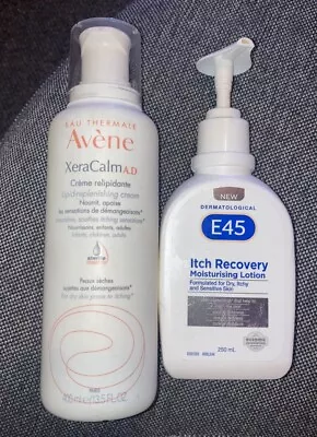 2 X Itch Recovery Creams Avene Xeracalm A.D & E45 Lotions • $19.95