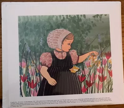 P Buckley Moss “My Garden” Offset Print. Numbered And Signed • $139