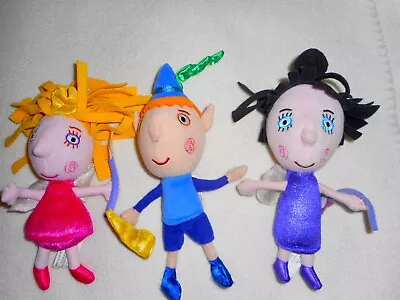 £26.99 • Buy 7 -8  Ben/holly/nanny Plum-ben & Holly's Little Kingdom 3 Soft Toys No  Voices 