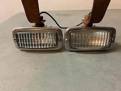 Vintage Hella Fog Lights Back Up VW Mercedes Porsche Hella TR2 Pair SAE R66 • $129.99