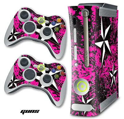 Skin Decal Wrap For Xbox 360 Original Gaming Console & Controller Xbox360 STAR P • $8.95