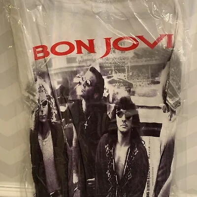 £70 • Buy Bon Jovi T Shirt Vintage Very Rare These Days 96/97 Front And Back Print Size Xl