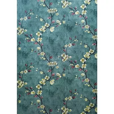 Self Adhesive Vinyl Vintage Floral Shelf Liner Contact Paper Peel And Stick Vint • $18.42