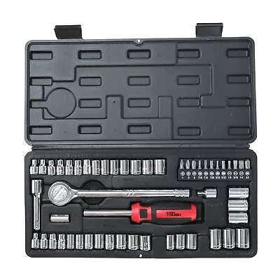 Hyper Tough 54 Piece 1/4 And 3/8 Inch Drive Socket Set - NEW • $20
