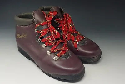 £40 • Buy Mens Quality Vintage Hawkins Brown Leather Walking Hiking Boots Size UK 7 EU 41