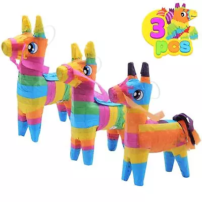 Syncfun Mini Donkey Pinatas Cinco De Mayo Rainbow Color For Fun Fiesta Party • $20.99