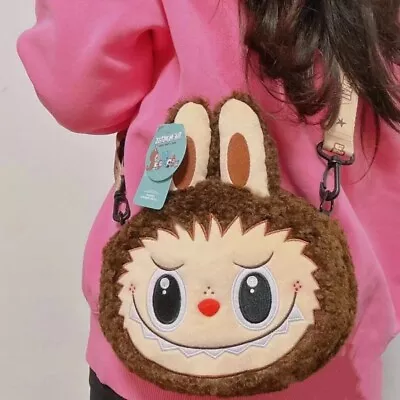 POP MART LABUBU The Monsters Etciting Macaron Plush Cute Bags Crossbody Bag Gift • $14.99