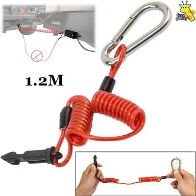 Trailer Safety Electric Breakaway Cable Brake Away Switch For Caravan Camper Car • $17.59