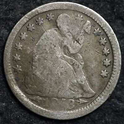 1853-O ARROWS Seated Liberty Silver Half Dime CHOICE GOOD E145 T • $27