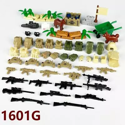 MIni Military Figures WEAPON PACK SWAT City Police Army Guns Rifles Set Lot G • $17.92