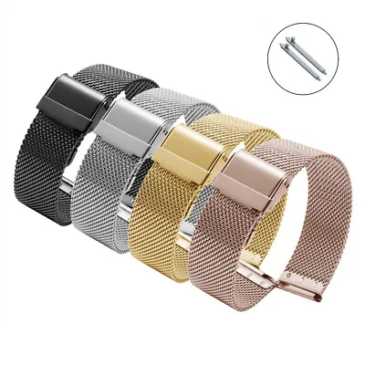 10-24mm Milanese Watch Band Stainless Steel Mesh Strap Smart Bracelet Replace • $5.89