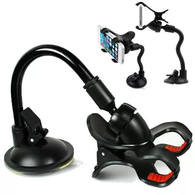 360° Car Windshield Mount Cell Phone Holder Stand Cradle For IPhone Samsung GPS • $4.90