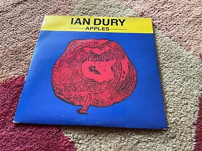 Ian Dury Apples 7  Vinyl & Peter Blake Pic Sleeve WEA Records YZ437 1989 • £10