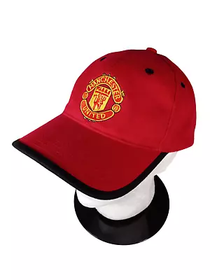 Manchester United Primier League Soccer Strapback Hat Baseball Cap Red • $17.99
