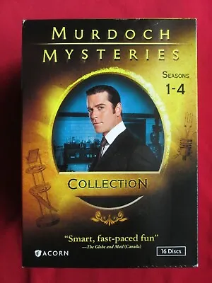 Murdoch Mysteries: Seasons 1-4 Collection (DVD) Acorn TV Box Set • $19.99