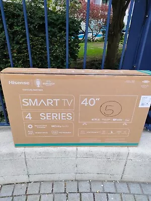 Hisense 40A4KTUK A4K 40  Full HD Smart TV - Black • £200