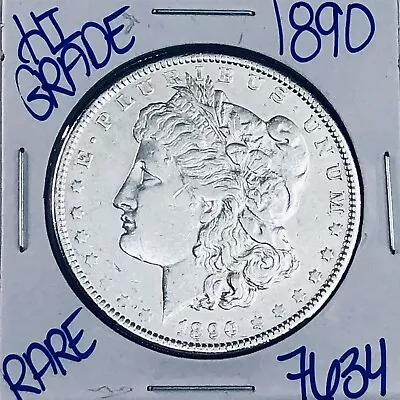 1890 Morgan Silver Dollar High Grade Coin U.s. Mint Free Shipping 7634 • $5.50