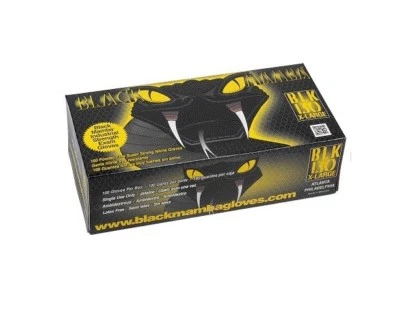 $24.55 • Buy Gloves Nitrile Black BlackMamba - Size M - Box Of 100
