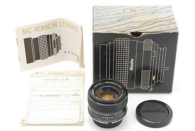 [AS-IS] Appearance Top Mint !! Minolta MC ROKKOR-PG 50mm F1.4 Lens From JAPAN • $101.99