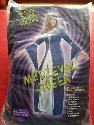 Women's Halloween Cosplay Costume Medevil Queen Size M/L • $26.49