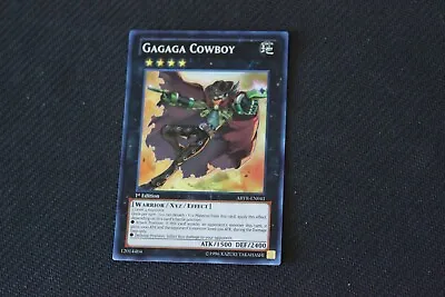 Yugioh Card PL 1st Edition Super Rare Gagaga Cowboy ABYR-EN041 Set • $4.95