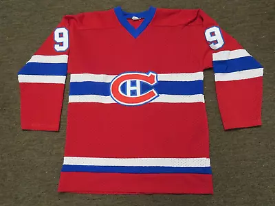 Vintage Maurice Richard Montreal Canadiens NHL Hockey Jersey Red Large #9 • $24.99