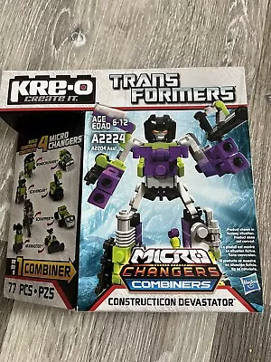 Kreo Transformers Constructicon Devastator Micro-Changers Combiners Toy Figures • $18.29