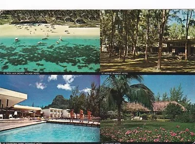 Mauritius Hotels Multiview - Used Postcard  -  E28 • £1.30