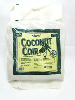 Viagrow VCCB5 Brick Soilless Media Coco Coir OMRI Listed 11 Lb (1 Pack) VCCB5 • $37.99