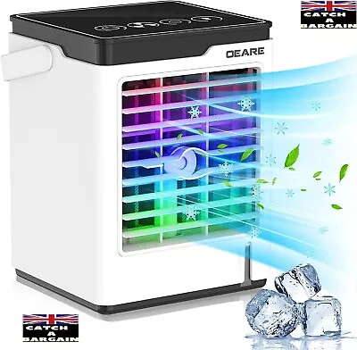 OEARE 4in1 Portable Air Cooler Humidifier Purifier & Evaporative Cooler (D566) • £24.02