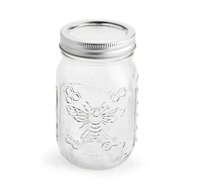 New Pint Honeybee Ball Mason Jar Collectors Edition Honey Bee Design  • $20